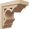 Ekena Millwork 12"W x 24"D x 24"H Classic Sheridan Rough Cedar Woodgrain TimberThane Corbel, Primed Tan CORUR12X24X24SHERCPR - alternate 1